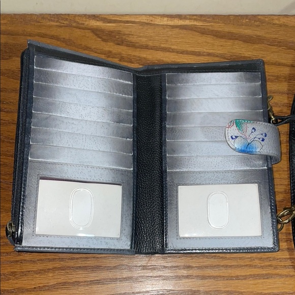 Anuschka Floral Skull Crossbody Bag - Picture 3 of 7